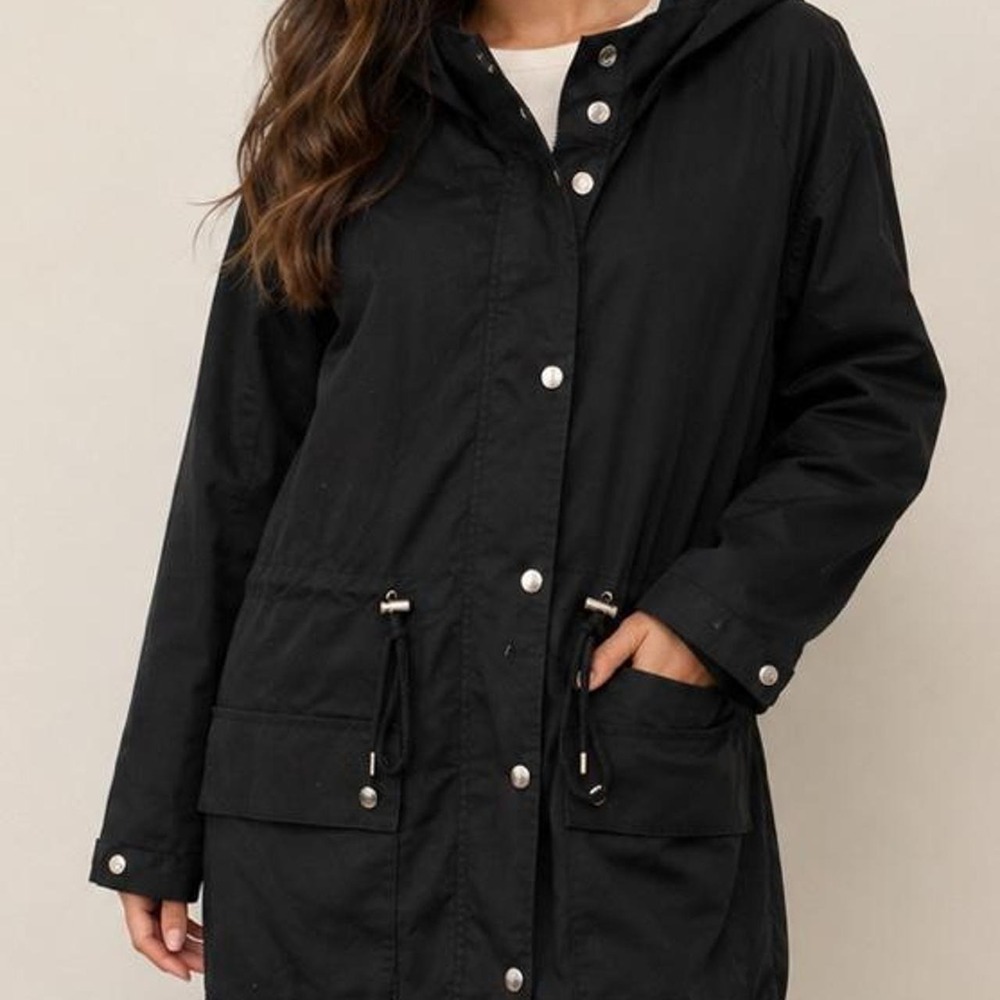 Ava & Viv black rain jacket